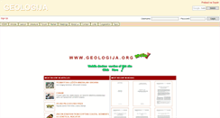Desktop Screenshot of geologija.org